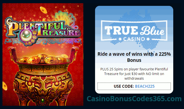 True blue casino no deposit