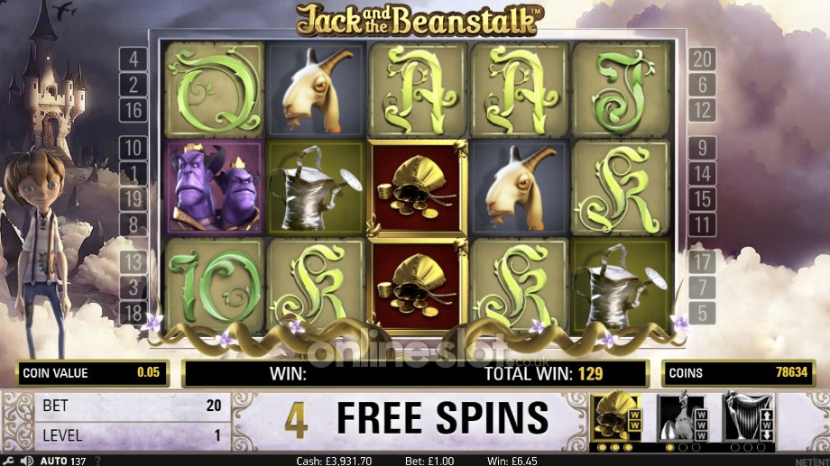 Play Jack And The Beanstalk Slot Free